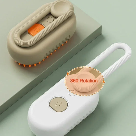 Cepillo con vapor para gatos y perros